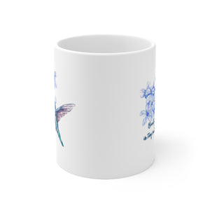 Hummingbird Beauty in Tiny Nature Ceramic Mug 11oz