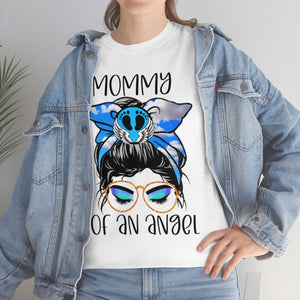 Open image in slideshow, Mommy of an Angel Heavy Cotton Tee
